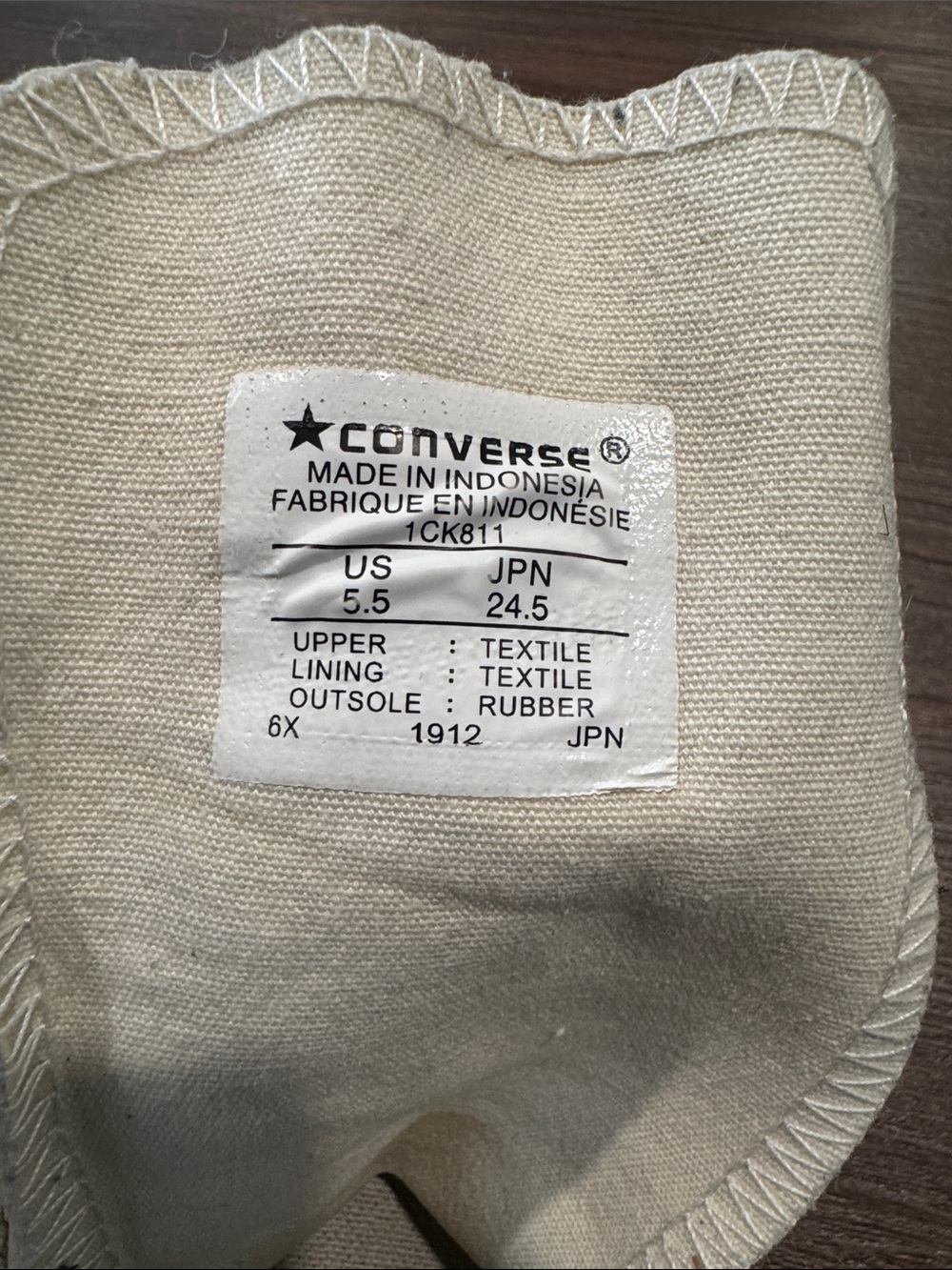 COMME des GARÇONS PLAY x Converse Chuck 70 Heart Print Sneakers Size 5.5 - Picture 12 of 13